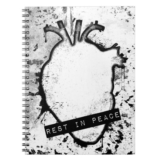 平和解剖学的ハート ノートブック (正面)