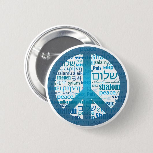 平和言語 缶バッジ (正面&裏面)