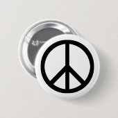 平和記号（太い）ボタン 缶バッジ (正面&裏面)