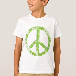 平和記号(緑) Tシャツ
