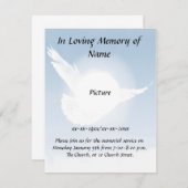 平和記念物 招待状 (正面/裏面)