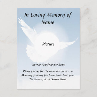 平和記念物 招待状