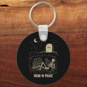 平和読の世界の本読はハローおもしろいエ キーホルダー (正面)