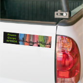 平和部隊のアフリカのバンパーステッカー バンパーステッカー (トラック上)