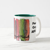 平和部隊のアフリカのマグ ツートーンマグカップ (正面右)