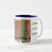 平和部隊のガーナのマグ ツートーンマグカップ (正面右)