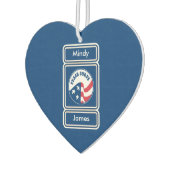 平和部隊カスタムウェディングエアフレッシュナーの好意 カーエアーフレッシュナー (左)