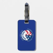 平和部隊VVシールド荷物タグ ラゲッジタグ (裏面縦)