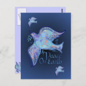 平和郵便はがきの鳩 ポストカード (正面/裏面)