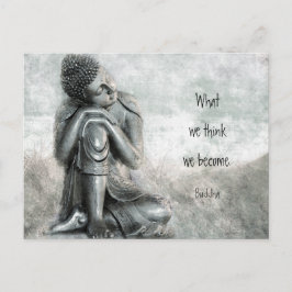 平和銀仏智慧マインドフルネス引用文 ポストカード