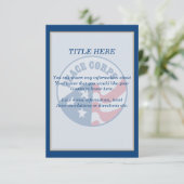 平和隊結婚の挿入カード エンクロージャーカード (スタンド正面)