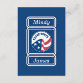 平和隊結婚の挿入カード エンクロージャーカード (裏面)