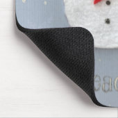 平和雪だるまのmousepad マウスパッド (コーナー)