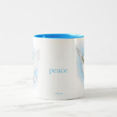 平和鳩およびマウスのマグ ツートーンマグカップ (中央)