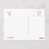 平和鳩のカスタムな引用文の芸術の郵便はがき ポストカード (裏面)