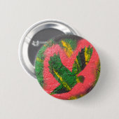 平和鳩のステンシル 缶バッジ (正面&裏面)