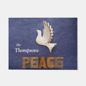 平和鳩 ドアマット (正面)