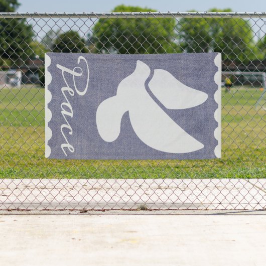 平和鳩 横断幕 (インサイチュ)