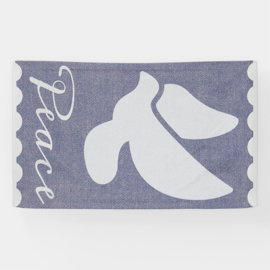 平和鳩 横断幕 (横)