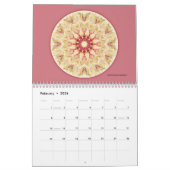 平和2015カレンダーのハートからの曼荼羅 カレンダー (2月 2026)