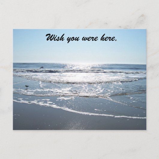 平和、あなたがここにいることを願う。 ポストカード (正面)