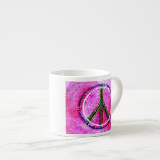 ...平和…オリジナルの色を修復してアート… エスプレッソカップ (正面右)