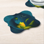 "平和"オーキッドエレガント紙コースター ペーパーコースター (アングル)