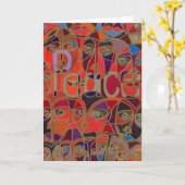 平和 カード (黄色い花)