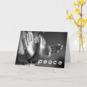 平和 カード (黄色い花)