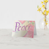 平和 カード (黄色い花)