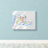 平和 キャンバスプリント (インサイチュ (ウッドフロア))