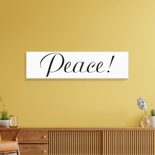 平和 キャンバスプリント (インサイチュ (リビング))