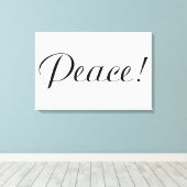 平和 キャンバスプリント (インサイチュ (ウッドフロア))