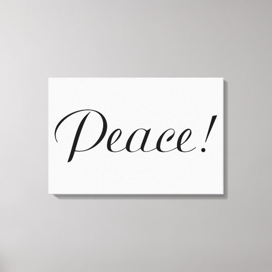 平和 キャンバスプリント (正面)