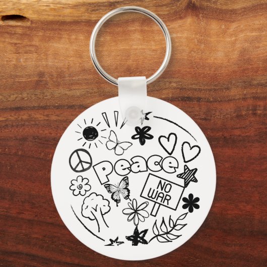 平和 キーホルダー (正面)