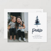 平和 |クリスマスツリー シーズンポストカード (正面/裏面)