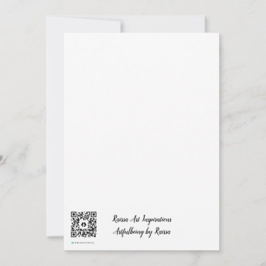 平和 サンキューカード (裏面)