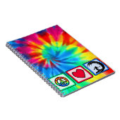 平和、サーフする愛 ノートブック (右側)