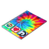 平和、サーフする愛 ノートブック (左側)