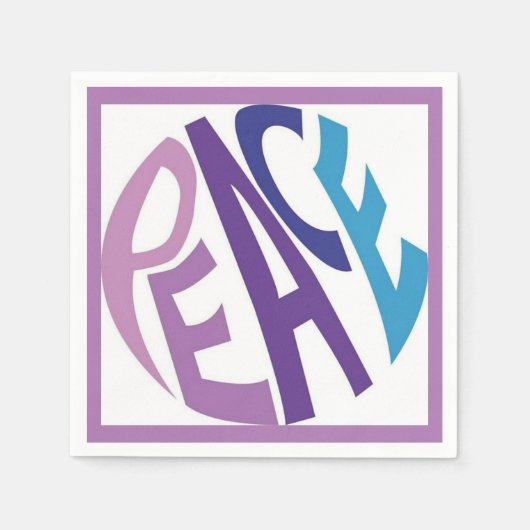 平和 スタンダードカクテルナプキン (正面)