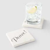 平和 ストーンコースター (横)