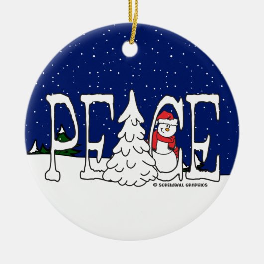 平和 セラミックオーナメント (正面)