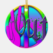 平和 セラミックオーナメント (正面)