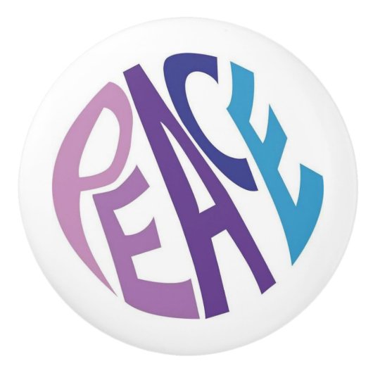 平和 セラミックノブ (正面)