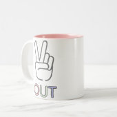 平和 ツートーンマグカップ (正面左)