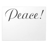 平和 ノートパッド (正面)