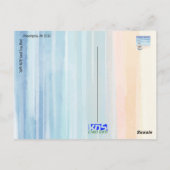 平和，バランスの取れた岩，海辺，変化 ポストカード (裏面)