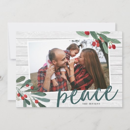 平和 | ファームハウスホリー写真 シーズンカード (正面)