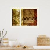 平和 |フィリップ4:7 ポスター (キッチン)