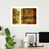平和 |フィリップ4:7 ポスター (ホームオフィス)